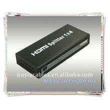 Fast-Verkauf HDMI-Splitter 1 * 4, Ein HDMI-Eingangssignal aufgeteilt auf vier HDMI-Senken-Geräte